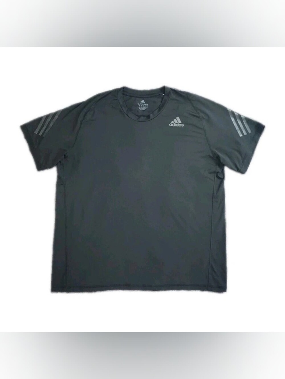 Adidas Alphaskin AeroReady T Shirt Mens Sz XXL Black Gym Workout T-shirt Train